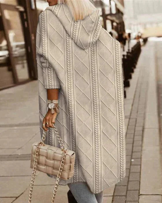 Sophie™ - Cardigan Long avec Capuche