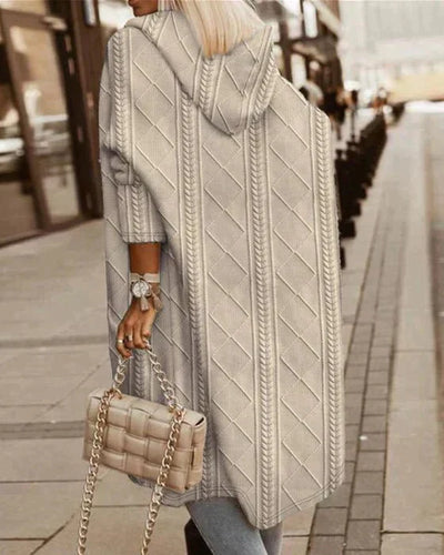 Sophie™ - Cardigan Long avec Capuche