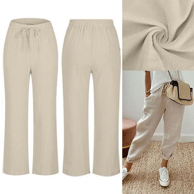 Morgane™ | Pantalon d'été en coton-lin léger