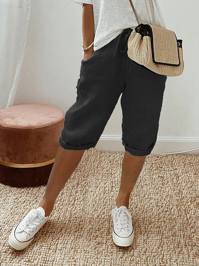 Rosa | Short chic et aérien en lin mélangé