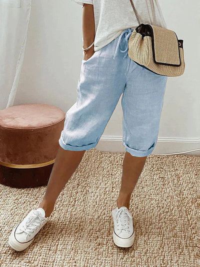 Rosa | Short chic et aérien en lin mélangé