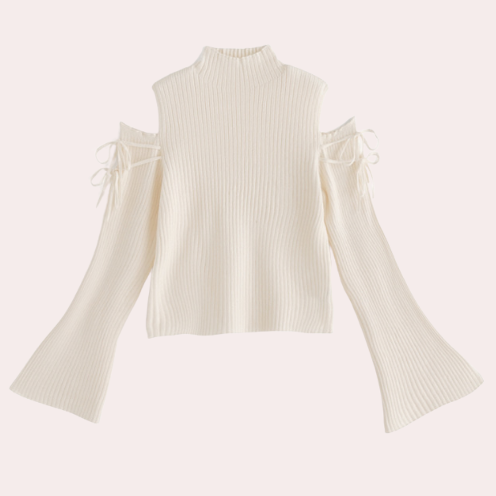 SHIKLAH - Pull Mode à Épaules Dégagées pour Femmes