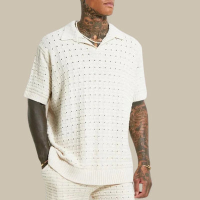 Polo d'été pour homme en maille vibrante - Roge