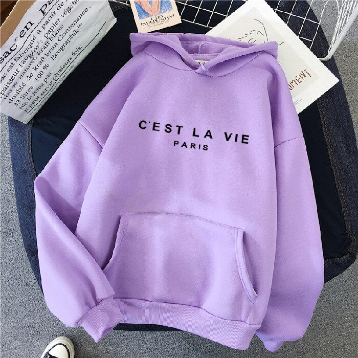 Niva - Sweat à capuche confortable femme