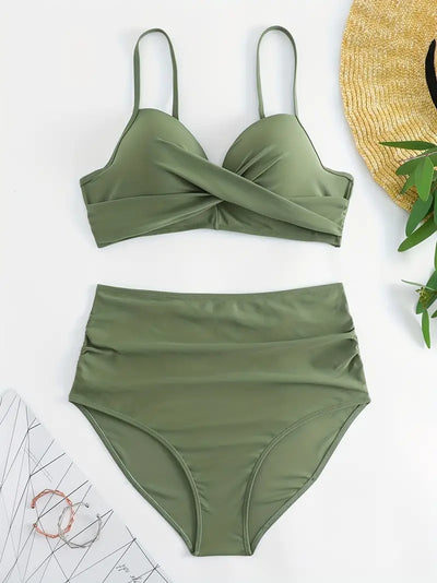 Lisa | Bikini élégant à imprimé tropical pour femmes