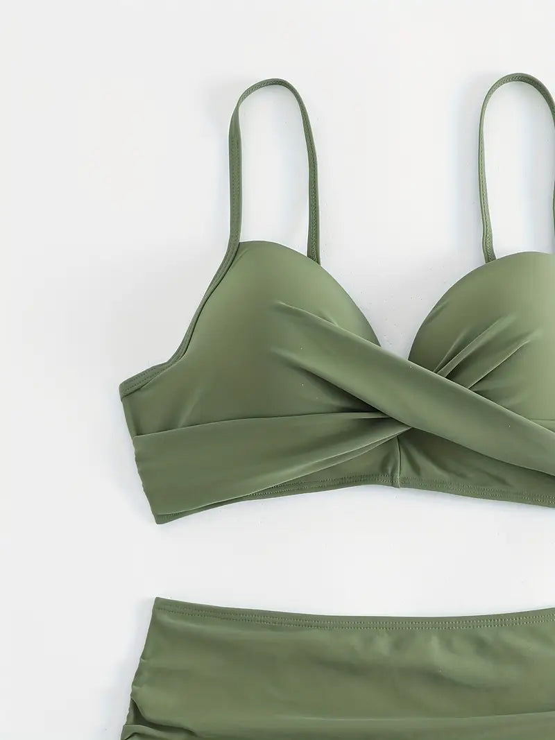 Lisa | Bikini élégant à imprimé tropical pour femmes