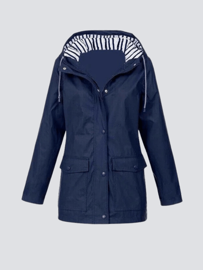Veste Imperméable à Capuche | Protection Pluie | Look Moderne