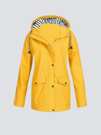 Veste Imperméable à Capuche | Protection Pluie | Look Moderne