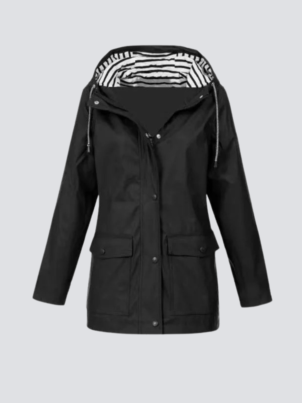 Veste Imperméable à Capuche | Protection Pluie | Look Moderne