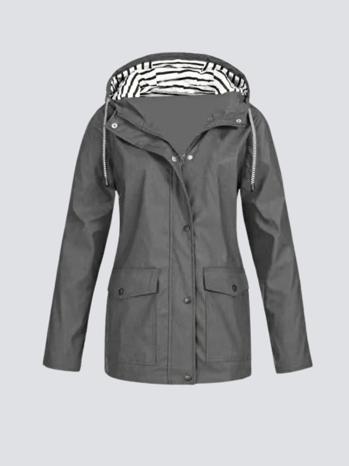 Veste Imperméable à Capuche | Protection Pluie | Look Moderne