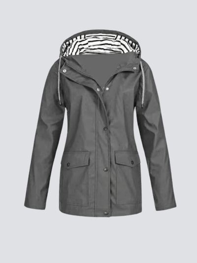 Veste Imperméable à Capuche | Protection Pluie | Look Moderne