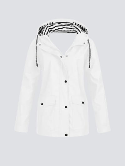 Veste Imperméable à Capuche | Protection Pluie | Look Moderne