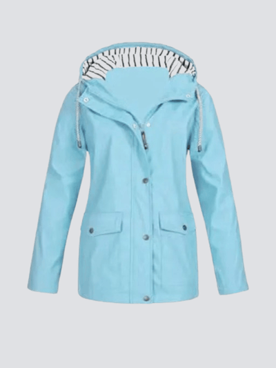 Veste Imperméable à Capuche | Protection Pluie | Look Moderne