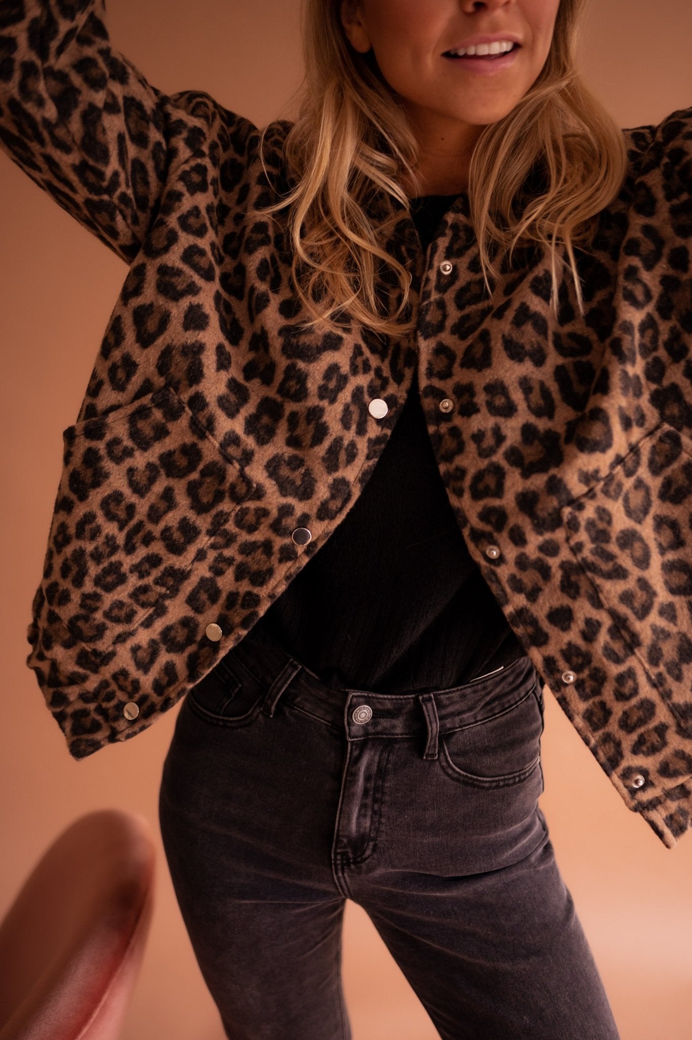 Élodie™ | Veste Bomber Léopard