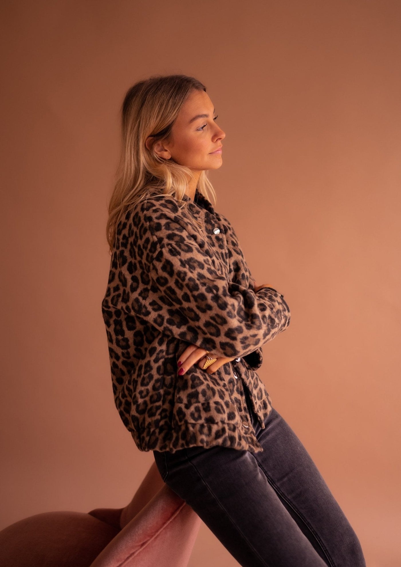 Élodie™ | Veste Bomber Léopard