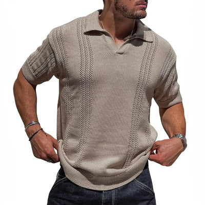 Polo d'été élégant en maille pour hommes - Davy