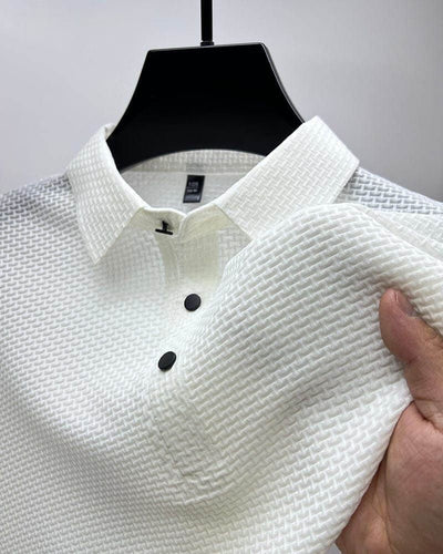 Chemisier d'été élégant en soie avec maille de luxe - Morris
