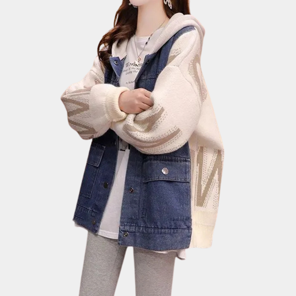 CLOE - Cardigan Innovant à Capuche pour Femmes