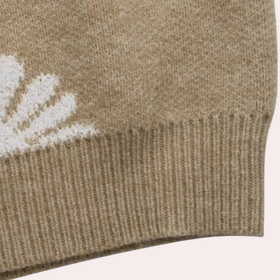 MARLEY - Pull Tricoté à Fleurs Élégant pour Femmes