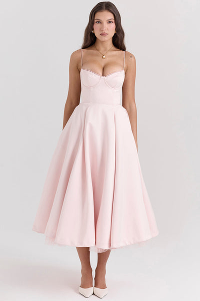 Robe Midi Élégante | Silhouette Féminine | Style Raffiné