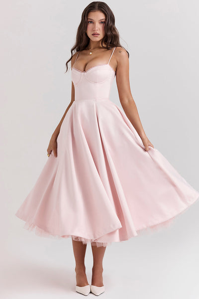 Robe Midi Élégante | Silhouette Féminine | Style Raffiné