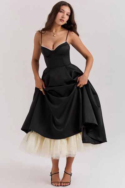 Robe Midi Élégante | Silhouette Féminine | Style Raffiné