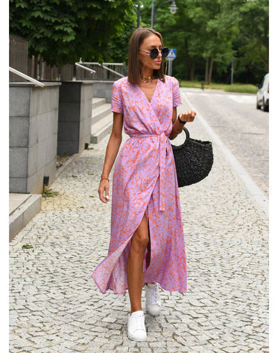 Suzanne - Robe élégante avec décolleté en V