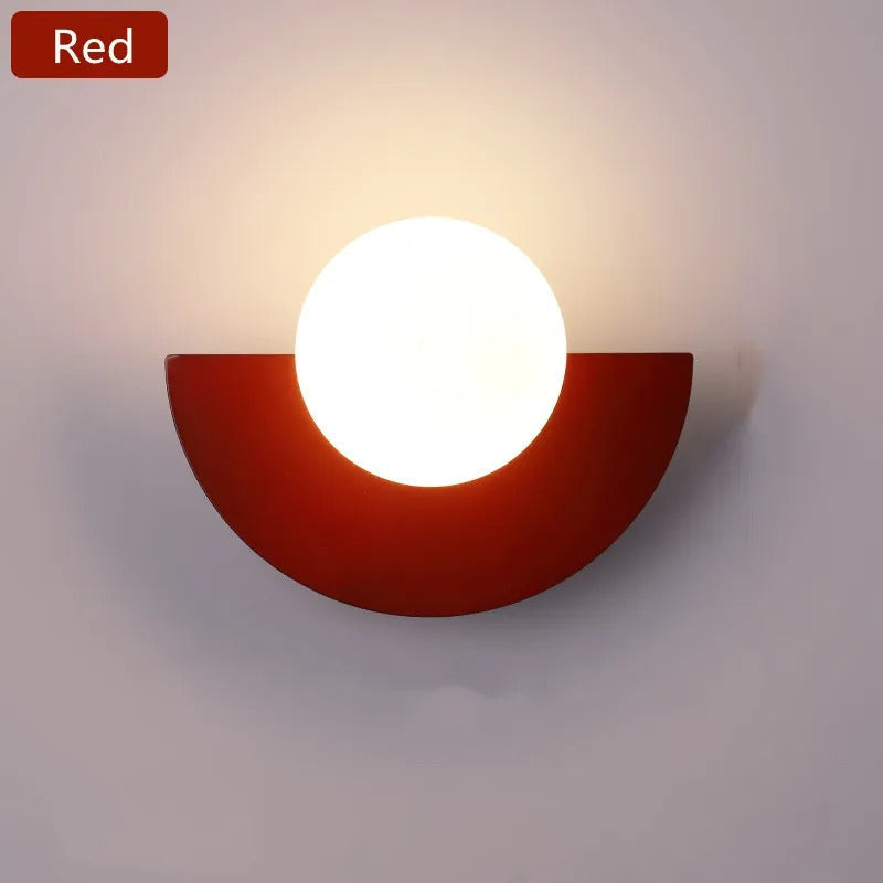 Lume - Applique Murale Nordique Demi-Cercle