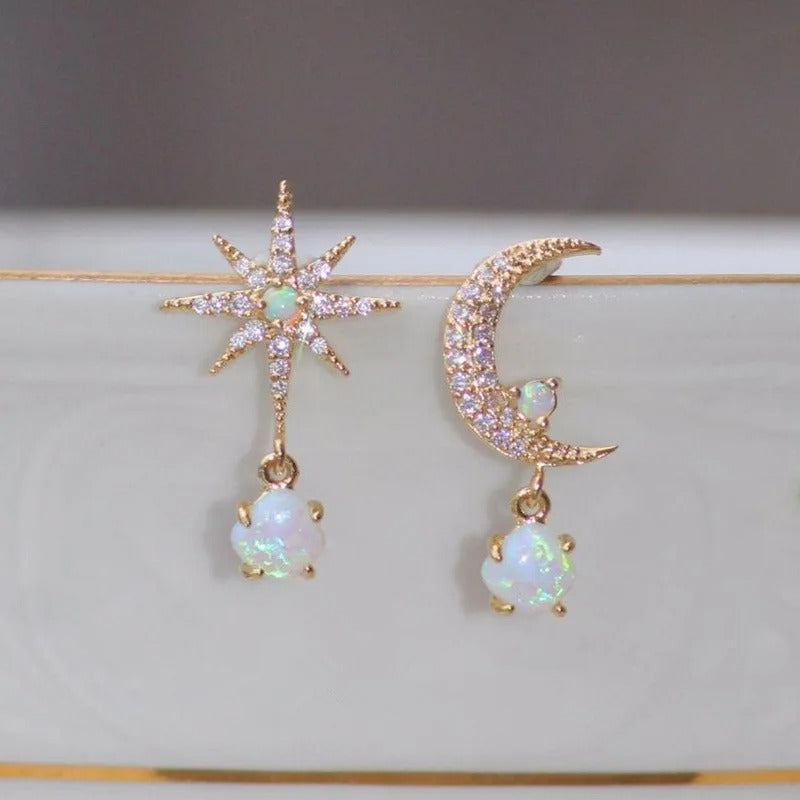 Lunéa™ | Boucles d’oreilles en nacre naturelle