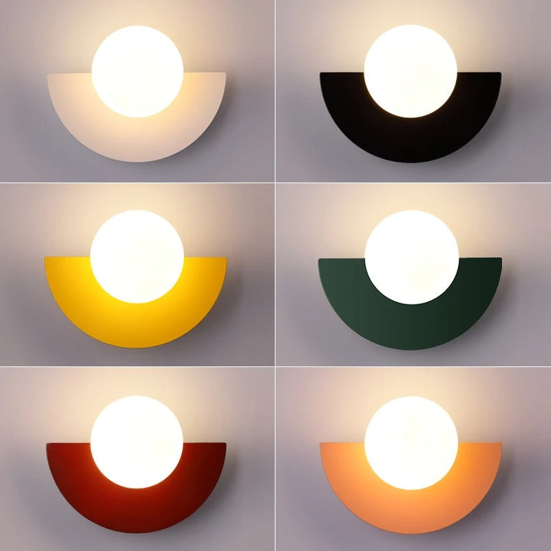 Lume - Applique Murale Nordique Demi-Cercle