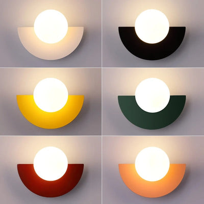 Lume - Applique Murale Nordique Demi-Cercle