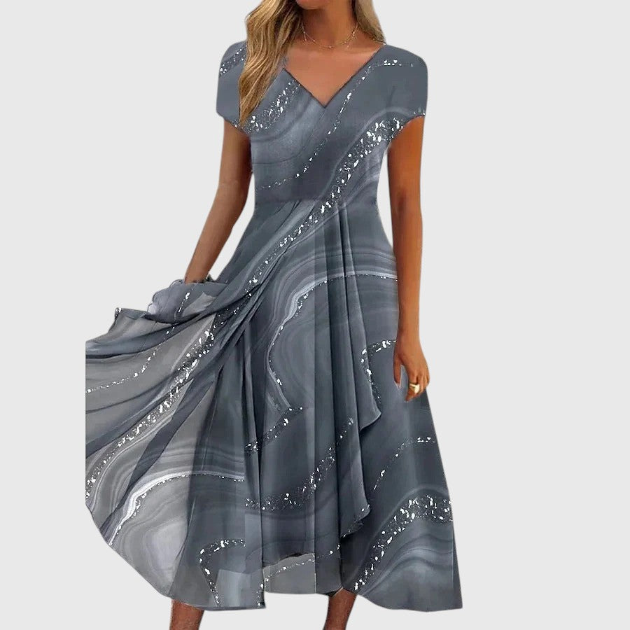 Calista™ | Robe Midi Décolleté V