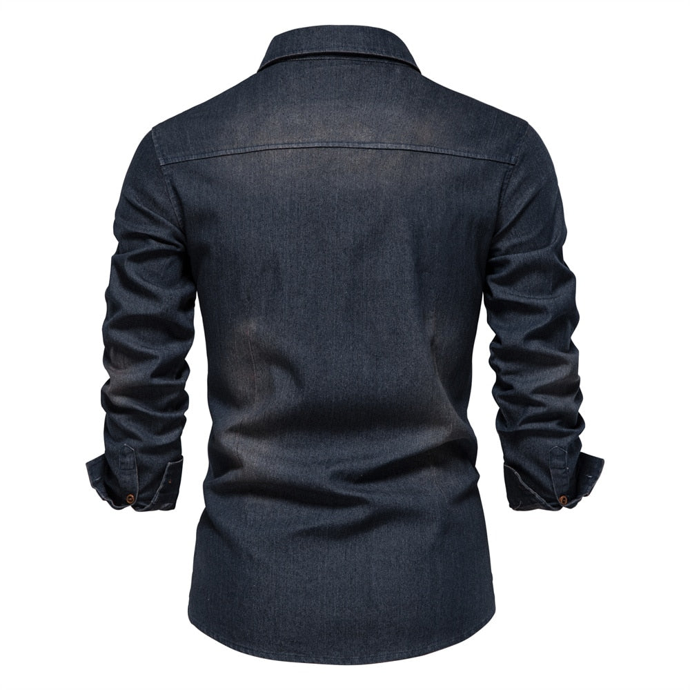 Chemise en jean pour hommes