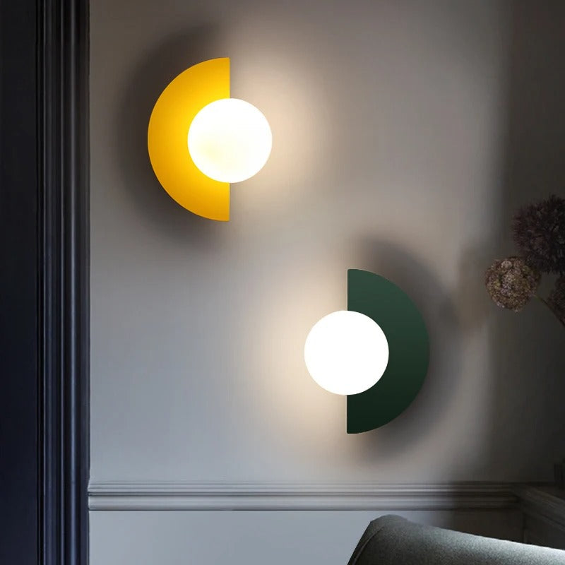 Lume - Applique Murale Nordique Demi-Cercle