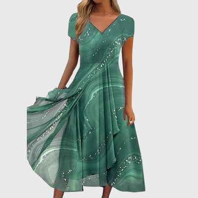 Calista™ | Robe Midi Décolleté V