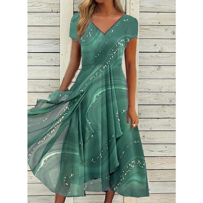 Naomi | Robe Midi à Col V
