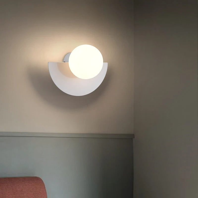 Lume - Applique Murale Nordique Demi-Cercle