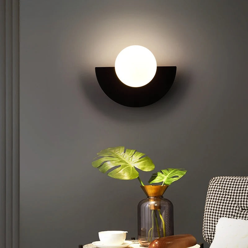 Lume - Applique Murale Nordique Demi-Cercle