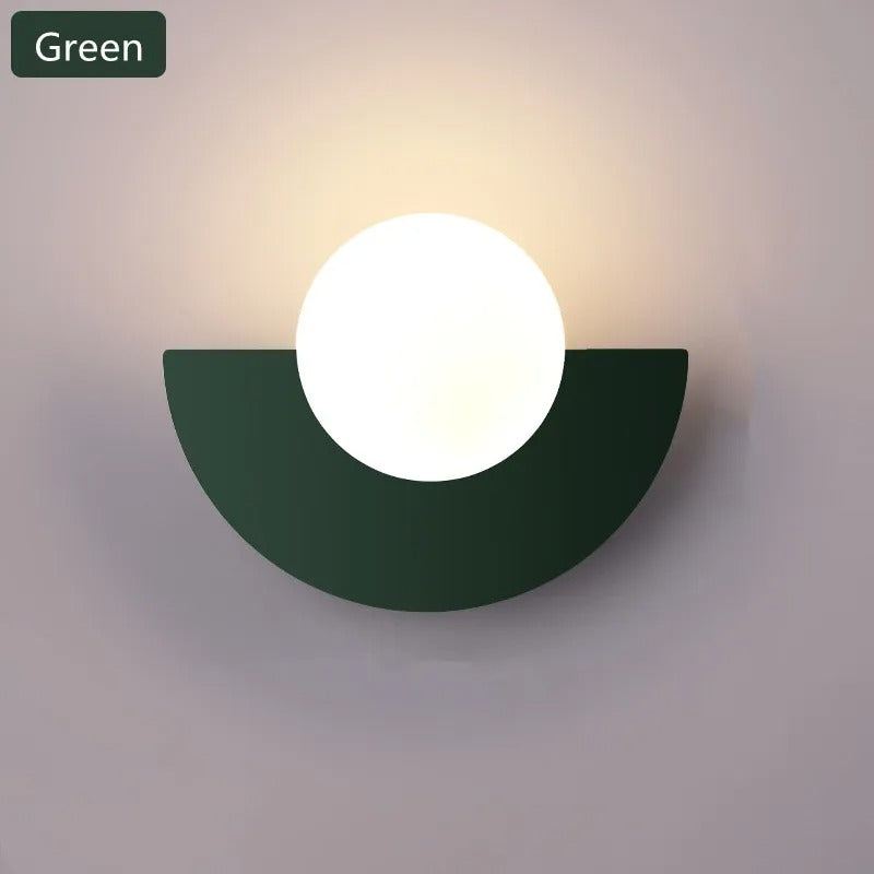 Lume - Applique Murale Nordique Demi-Cercle