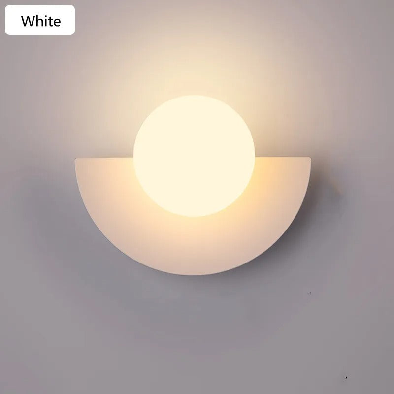 Lume - Applique Murale Nordique Demi-Cercle
