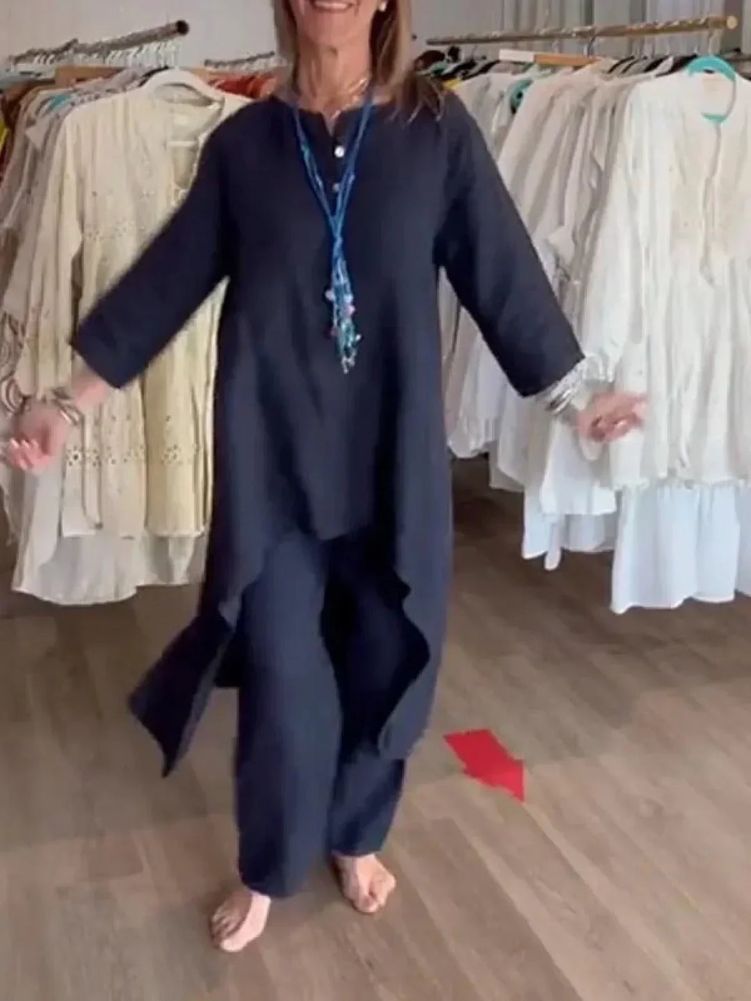 Ensemble Pantalon et Haut en Lin