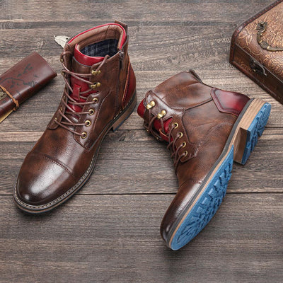 Bottes Premium en Cuir Véritable pour Hommes