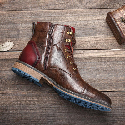 Bottes Premium en Cuir Véritable pour Hommes