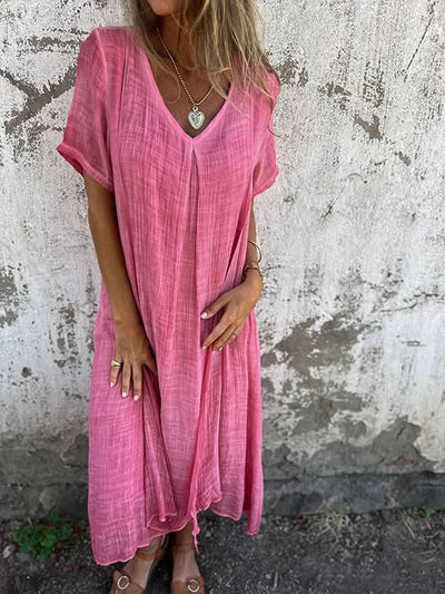 Morgane™| Cathy Robe à col en V