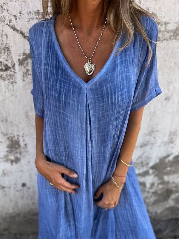 Morgane™| Cathy Robe à col en V