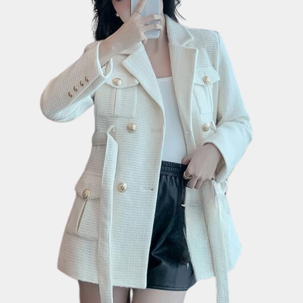 MARGARET - Manteau Mi-Long Classique pour Femmes