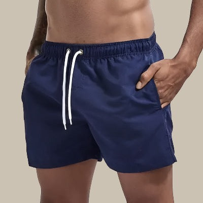 Short de bain homme – Coupe décontractée – Séchage rapide – Taille élastique ajustable
