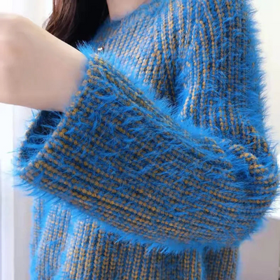 FLOR - Pull en Tricot à Texture pour Femmes