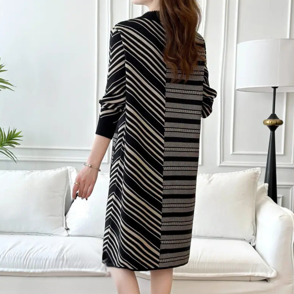 DIANELLA - Robe moderne en tricot pour dames