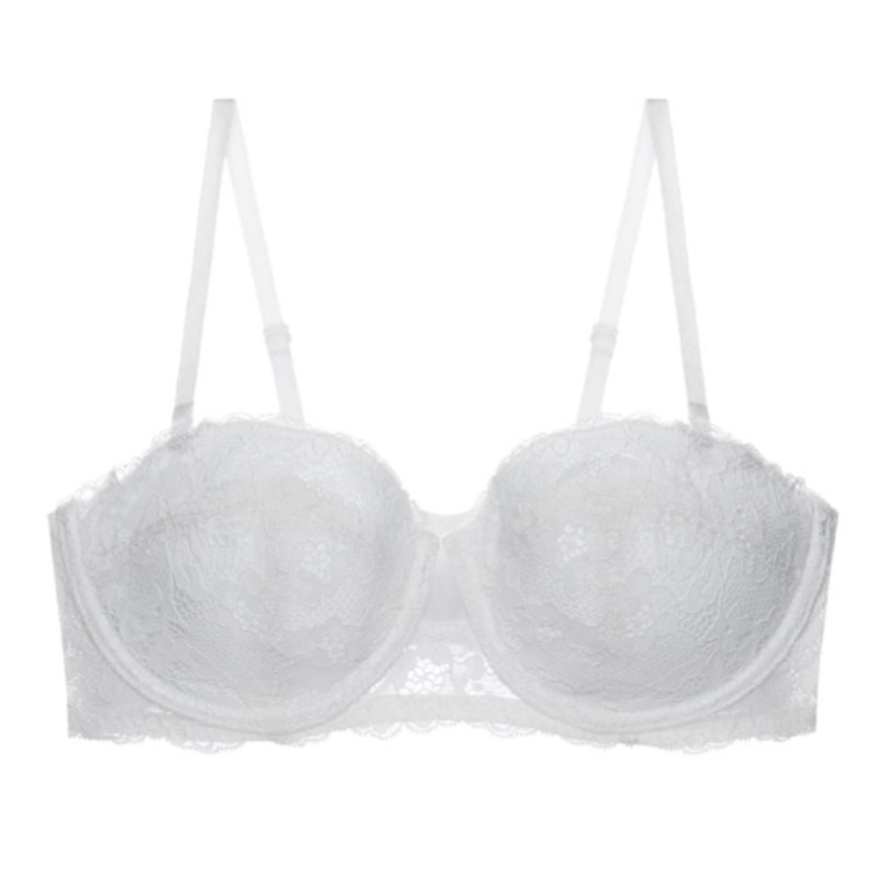 Soutien-gorge balconnet femme – Dentelle respirante – Armatures – Bretelles réglables